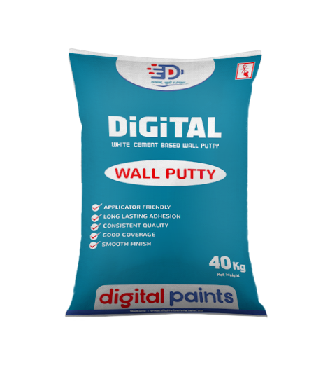 Digital Premium Wall Putty(White Cement Based)